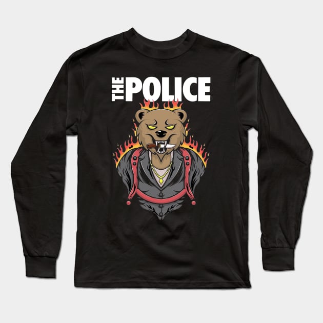 The bear police Long Sleeve T-Shirt by PROALITY PROJECT